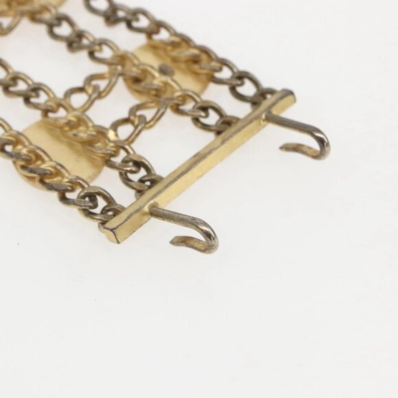 CHANEL Chain Belt metal Gold CC Auth 159438SAM main image 4